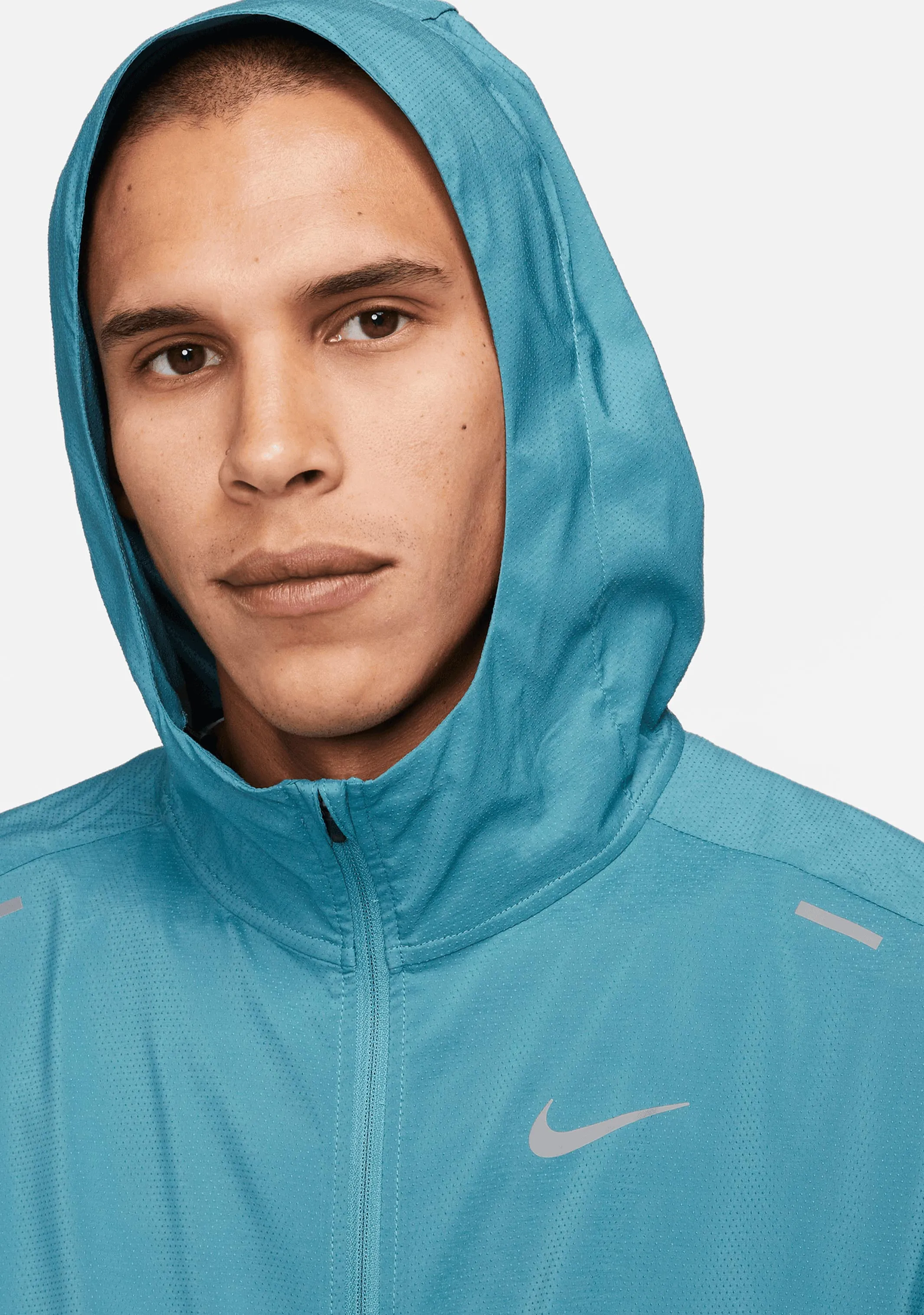 Nike Mens Repel UV Windrunner Hooded Running Jacket <BR> CZ9070 379