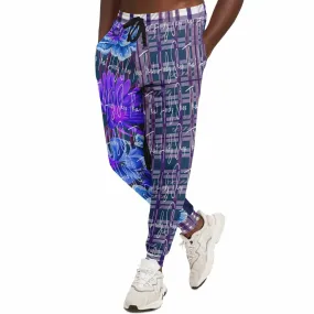 Norma Jean Purple Floral Fleece Joggers