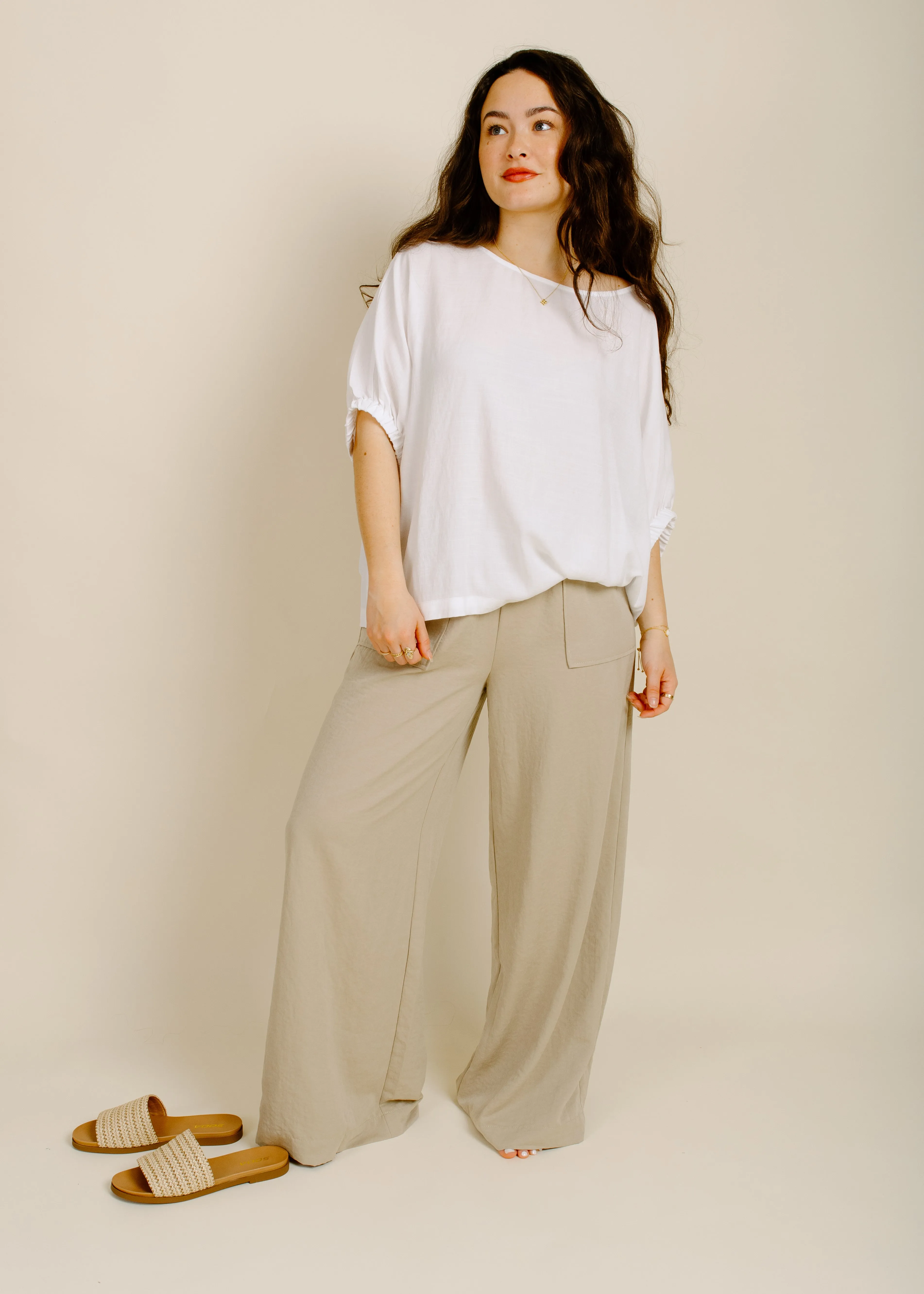 On The Shore Pants - Taupe