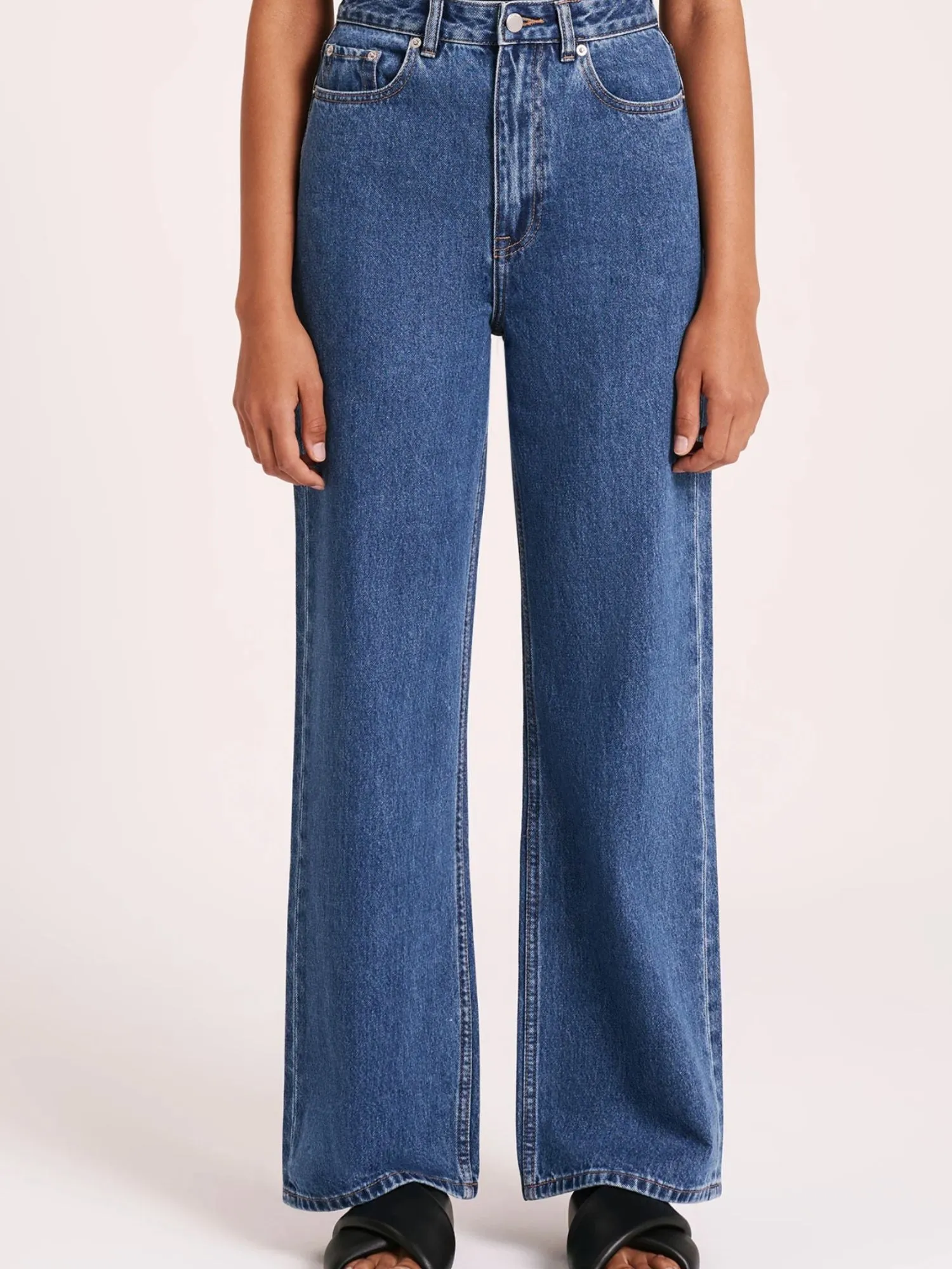 Organic Relaxed Leg Jean | Vintage Blue