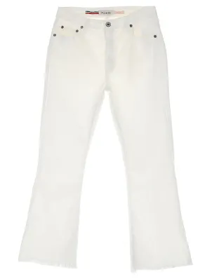 Please Shortcut Jeans - Bianco Ottico