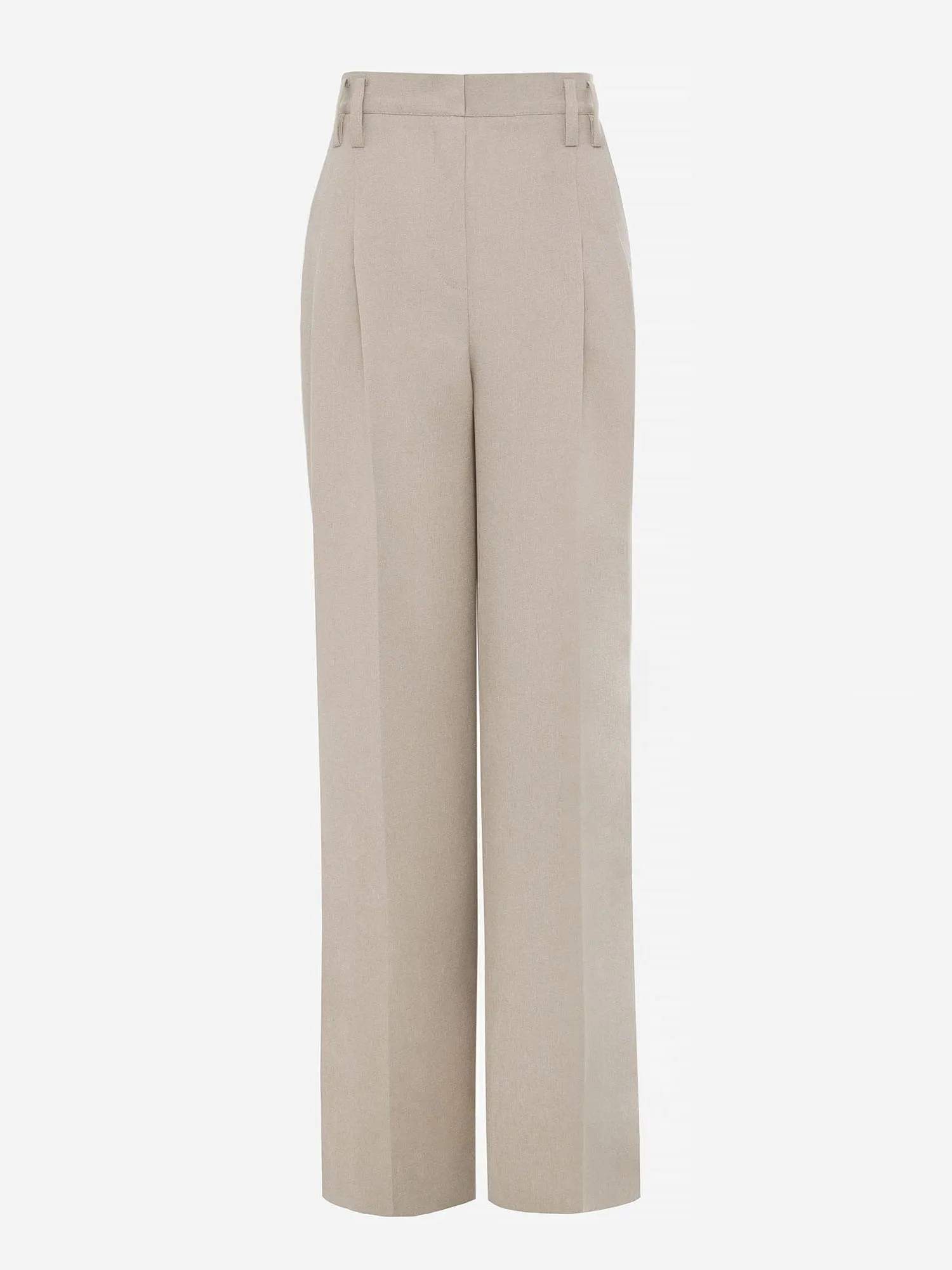 Pleated Flared Pants