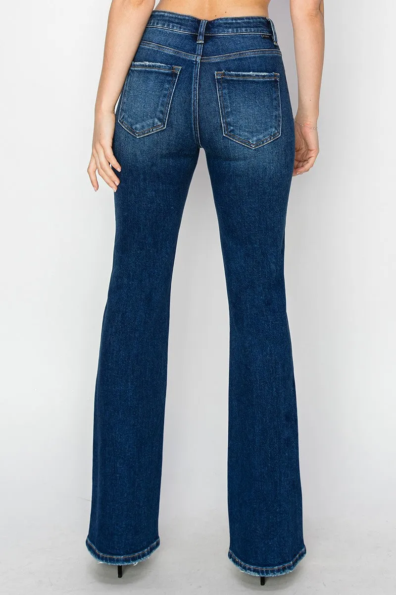 Risen High-Rise Bootcut Jeans