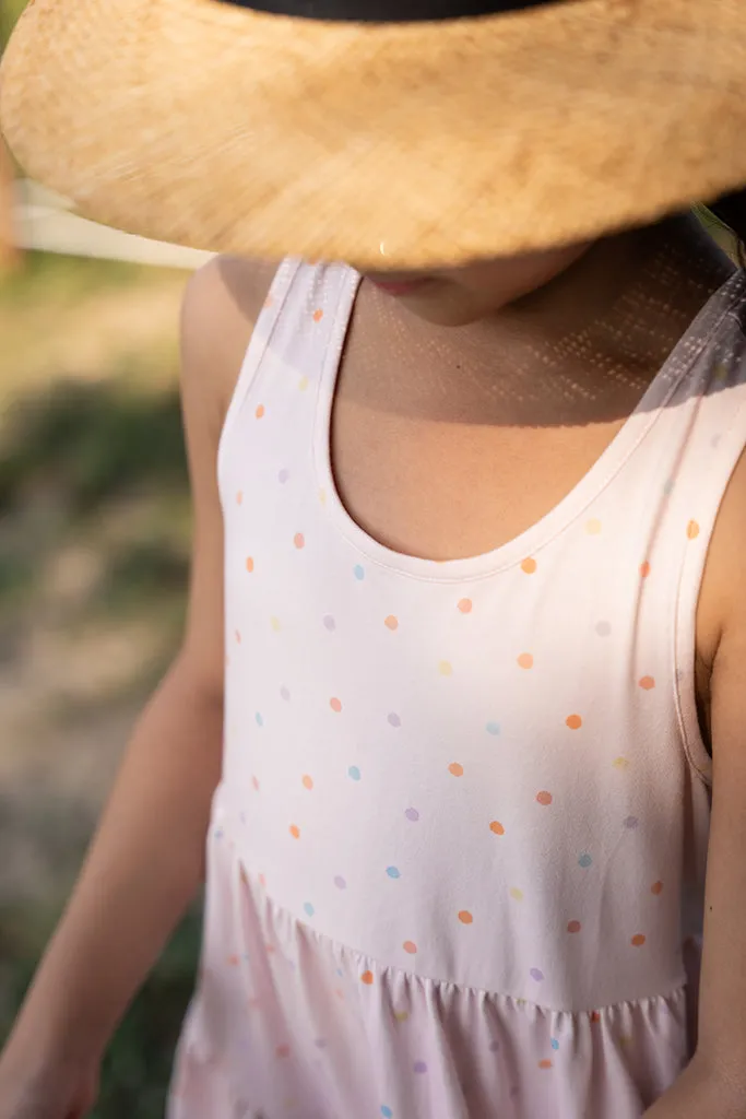 Sophie Dress - Pink Polka Dots