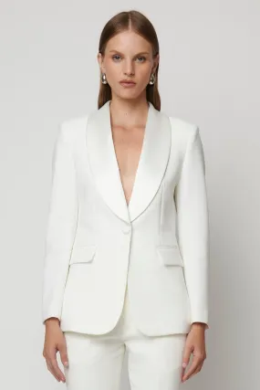 Tuxedo Blazer - Off White