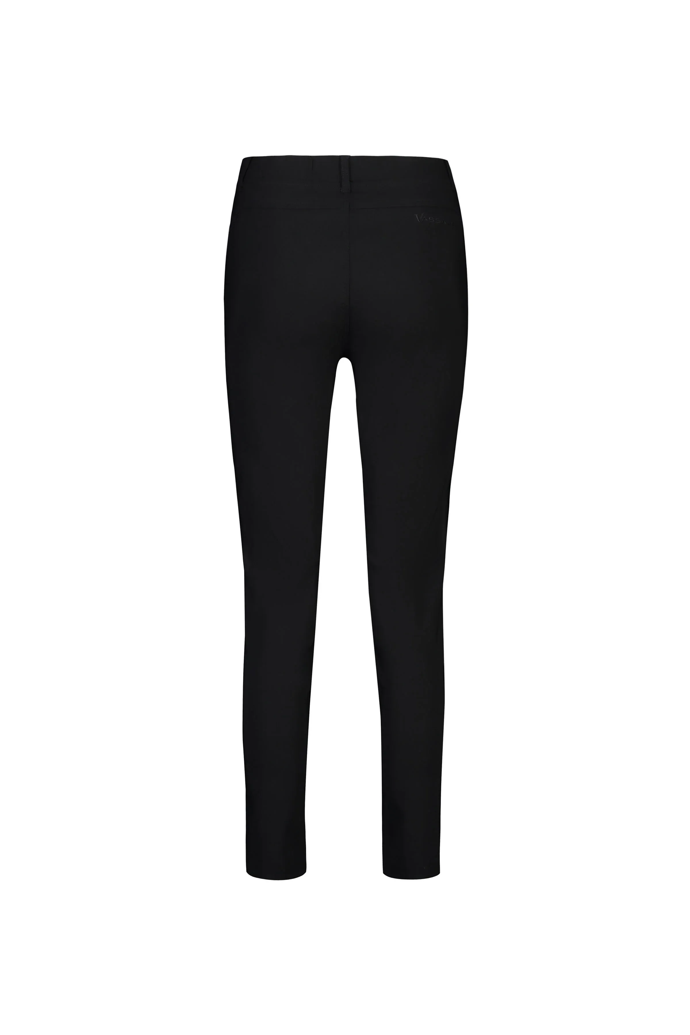 Vassalli Skinny Leg Ankle Grazer Pant - Black