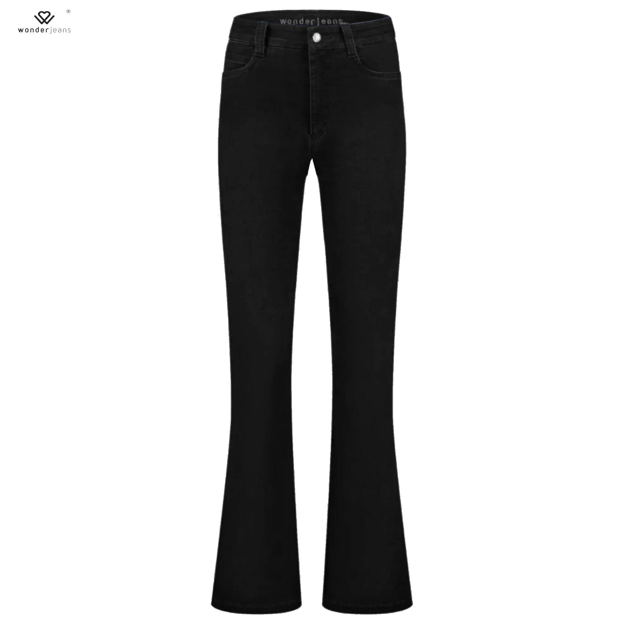 Wonderjeans WF Flared Zwart