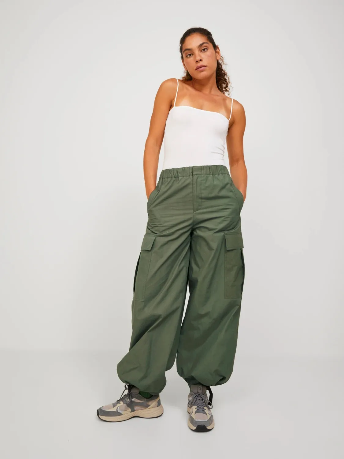 Yoko Cotton Cargo Pants